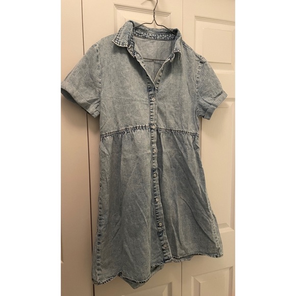 Jean dress short sleeve - Picture 1 of 3